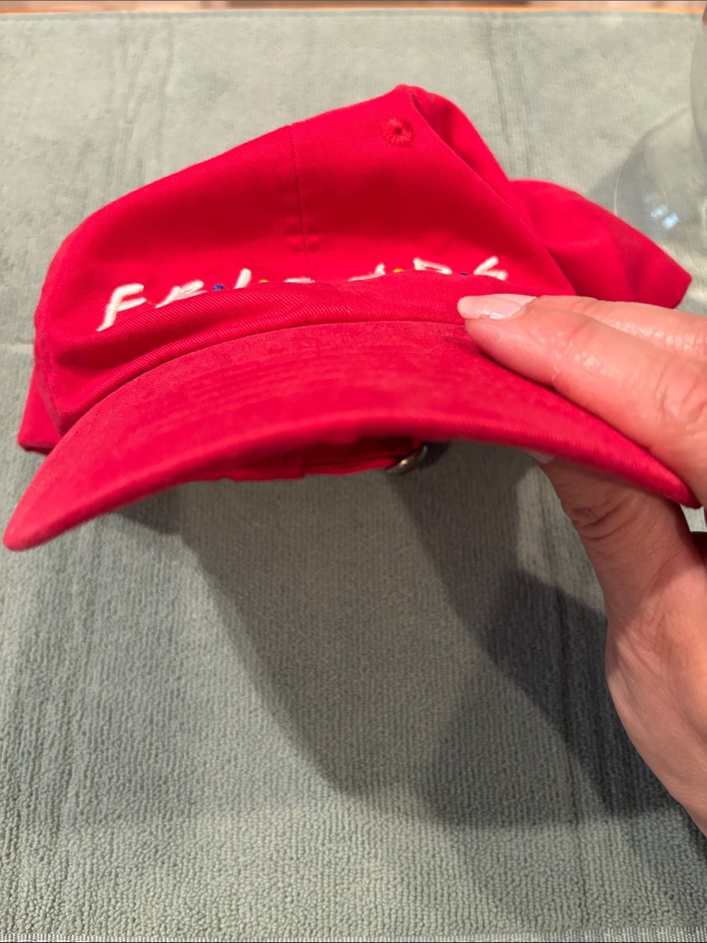 Friends Embroidered Pink Baseball Cap - Picture 8 of 8